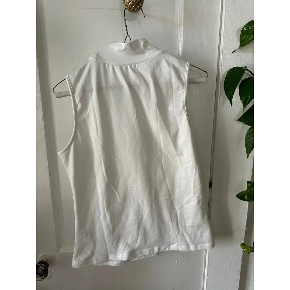 Women’s size large turtleneck tank top blouse - Picture 5 of 6